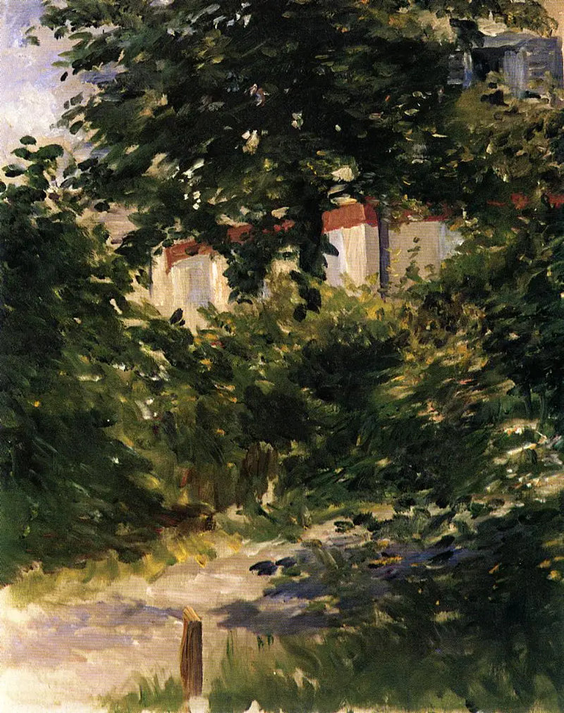 Garden Path in Rueil - Édouard Manet