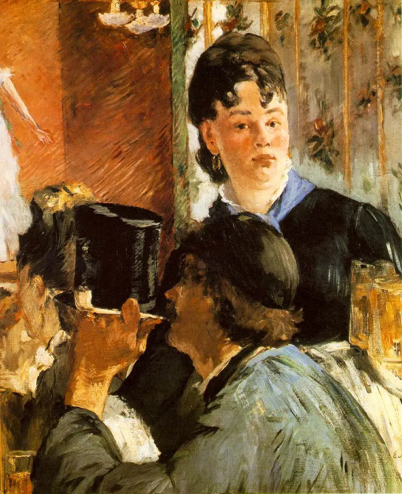 The Waitress with Beer Mugs - Édouard Manet