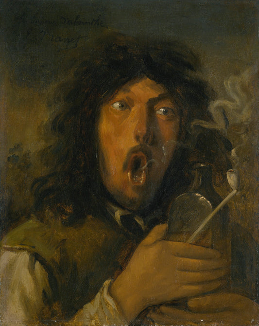 Reproduction du tableau « Le Fumeur - Édouard Manet » par Alpha Reproduction en peinture à l’huile