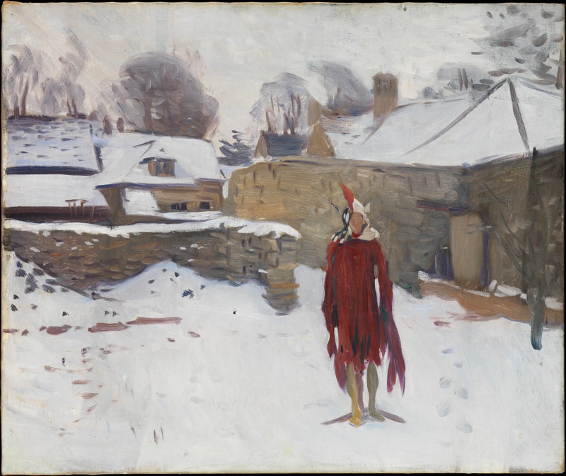 Mannequin in the Snow - John Singer Sargent