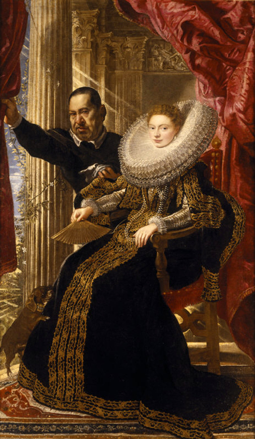 The Marquise Maria Grimaldi and Her Dwarf - Peter Paul Rubens