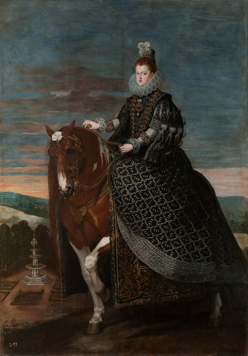 Queen Marguerite of Austria on horseback - Diego Velázquez