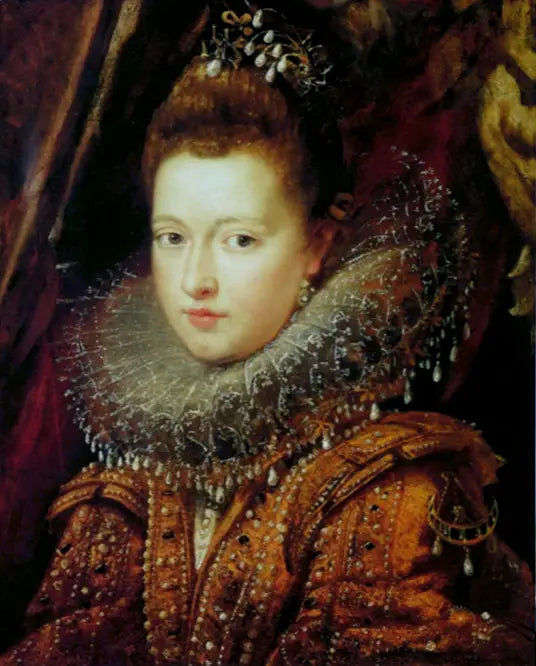 Portrait of Margherita Gonzaga (fragment) - Peter Paul Rubens