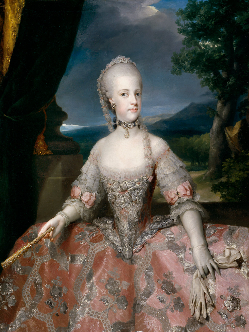 Marie-Caroline d’Autriche reine de Naples - Anton Raphael Mengs - Alpha Reproduction