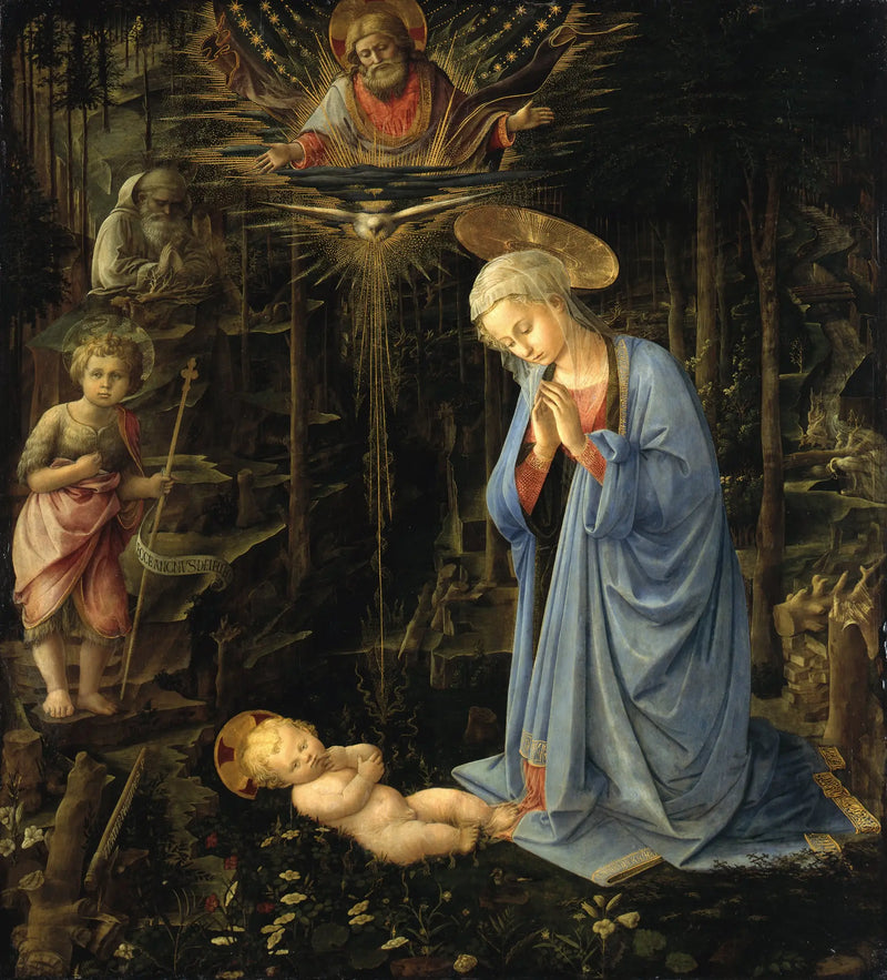 Adoration in the Forest - Fra Filippo Lippi