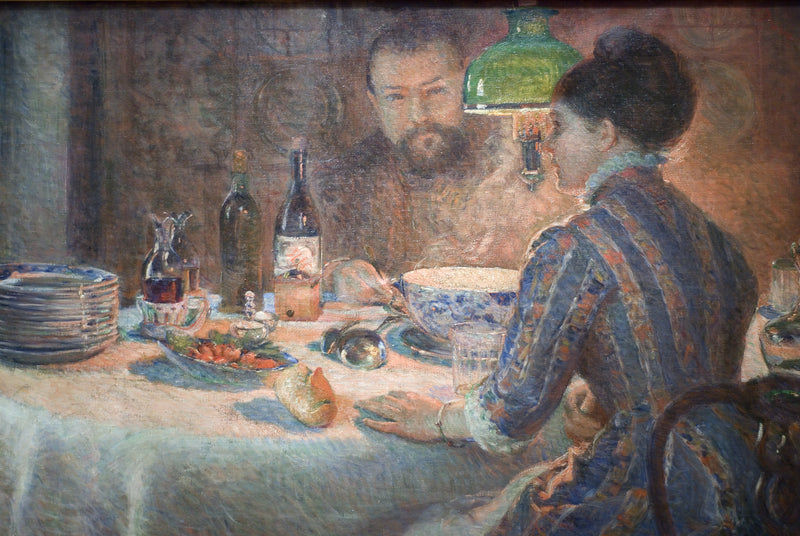 Under the Lamp - Marie Bracquemond