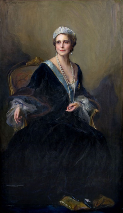 Portrait of Queen Marie of Romania, born Princess Marie of Edinburgh - Philip de László