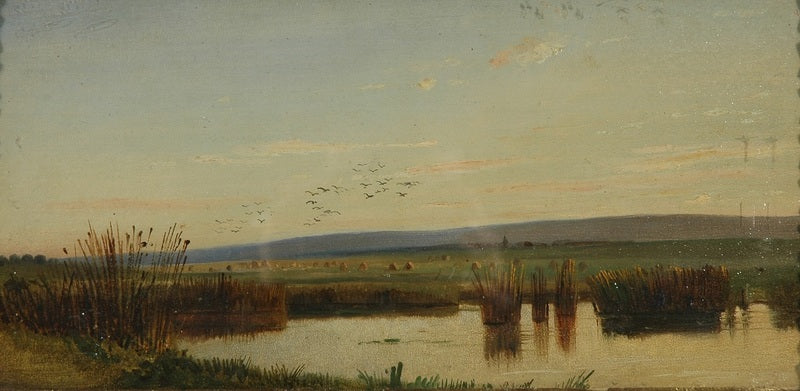 Marais au coucher du soleil - Ivan Chichkine