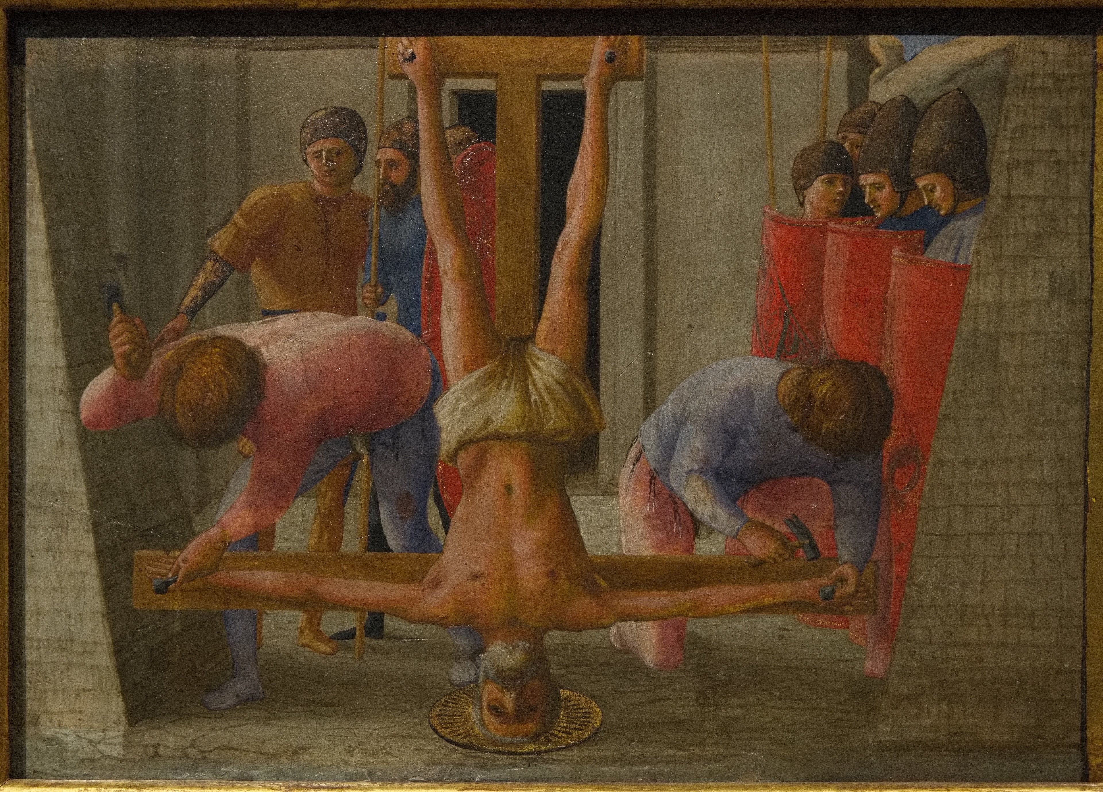 The Crucifixion of Saint Peter - Masaccio