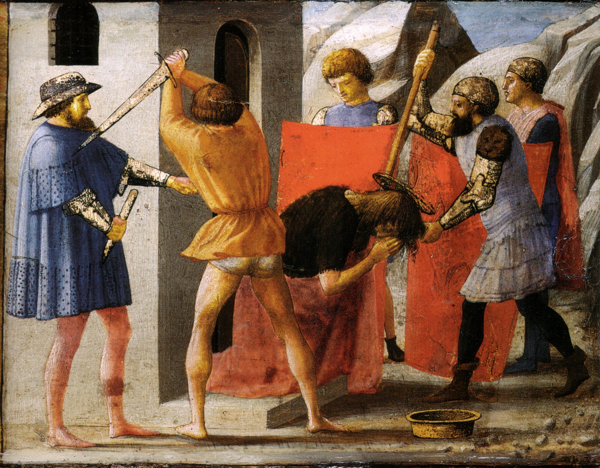The Decapitation of Saint John the Baptist - Masaccio