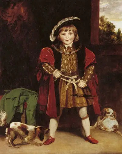 Portrait of Master Crewe as Henry VIII - Joshua Reynolds