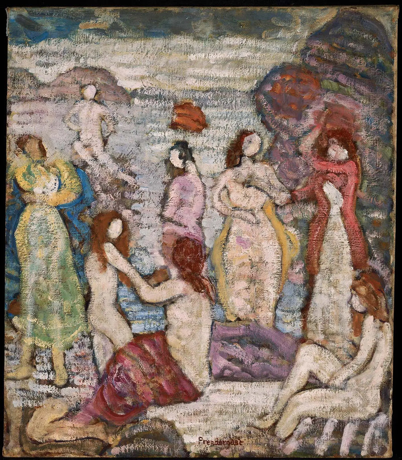 Eight Bathers - Maurice Prendergast