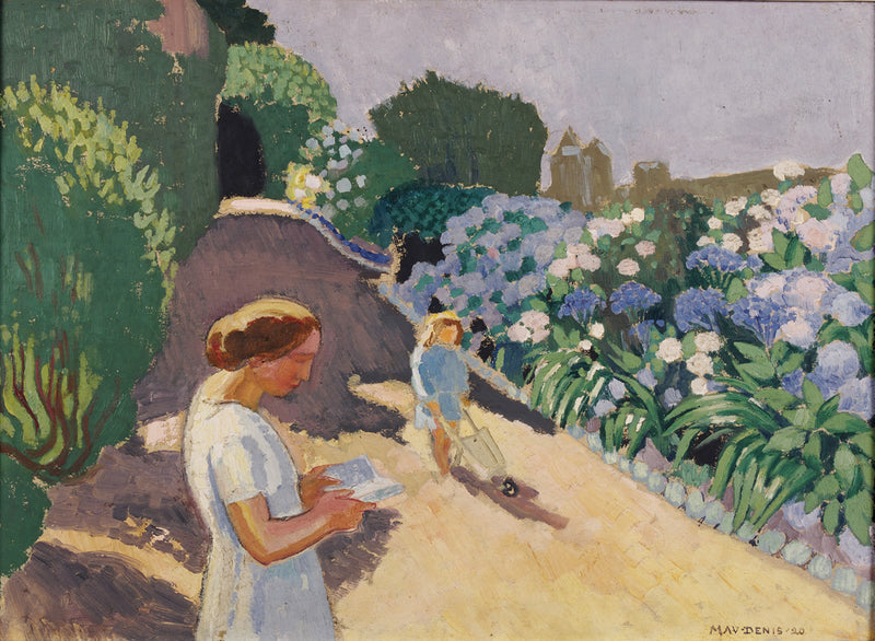 Malon and the hortensias - Maurice Denis