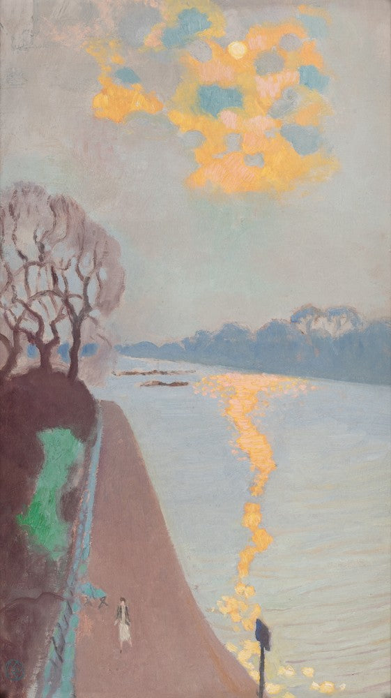 Sun Reflection on the River - Maurice Denis