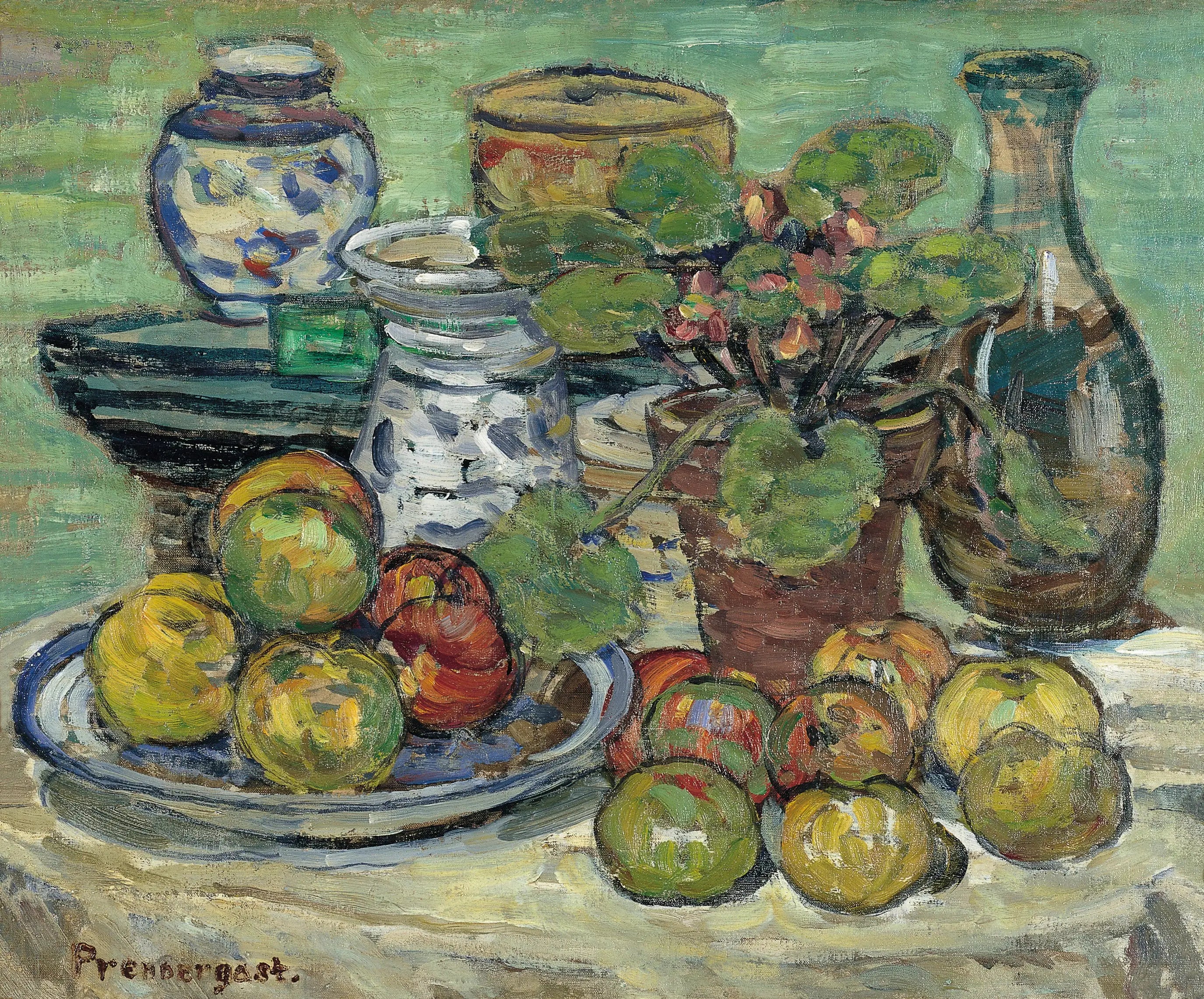 Nature morte aux pommes - Maurice Prendergast - Alpha Reproduction