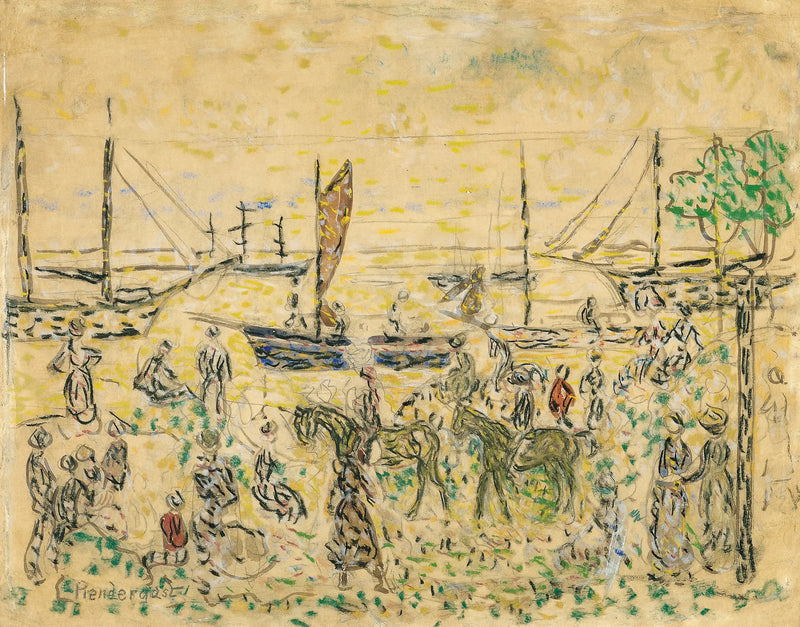 The Shore - Maurice Prendergast