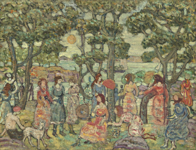 Landscape with Figures - Maurice Prendergast