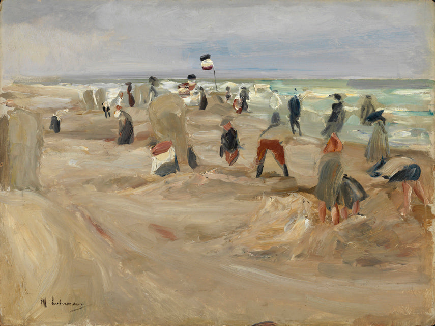 The Beach at Noordwijk - Max Liebermann