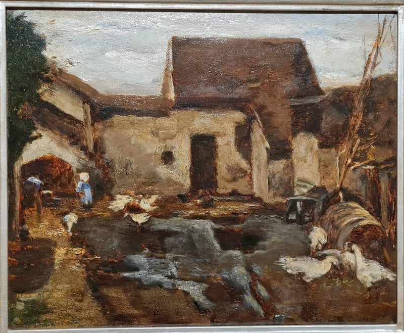 Farm in Barbizon - Max Liebermann