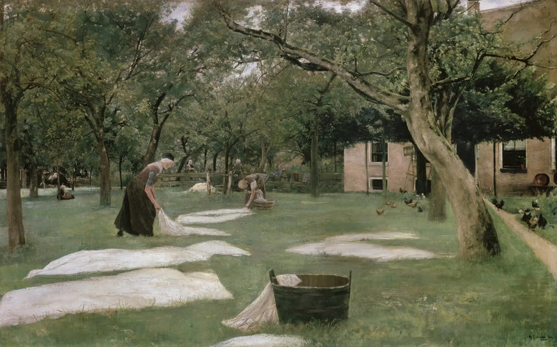 The whitening floor - Max Liebermann