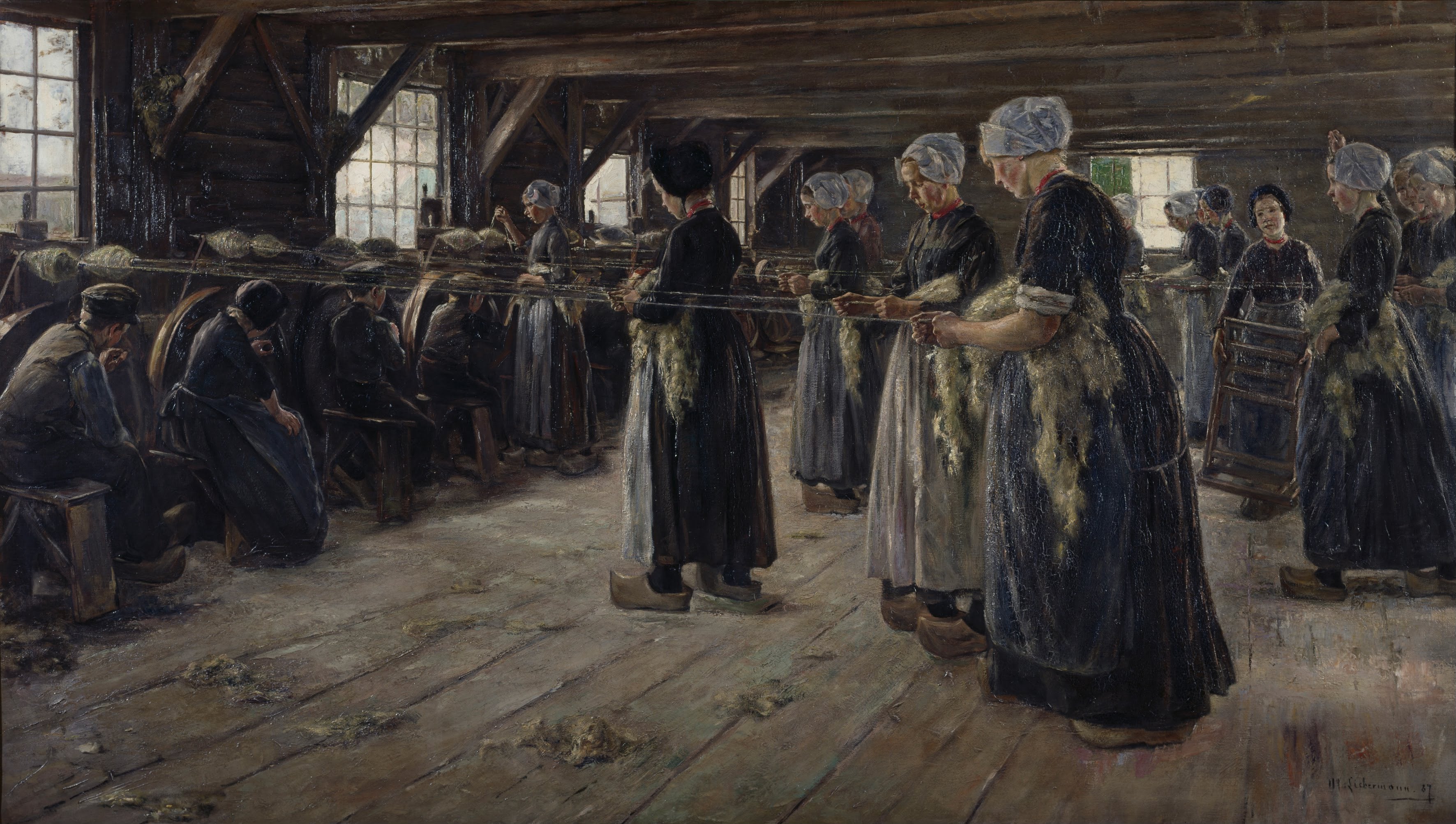 Flax Barn in Laren - Max Liebermann