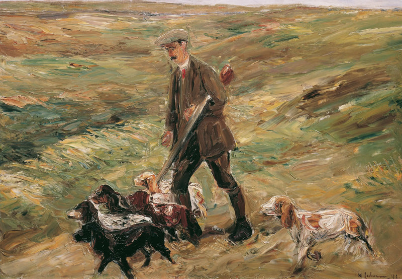 Hunter in the Dunes - Max Liebermann