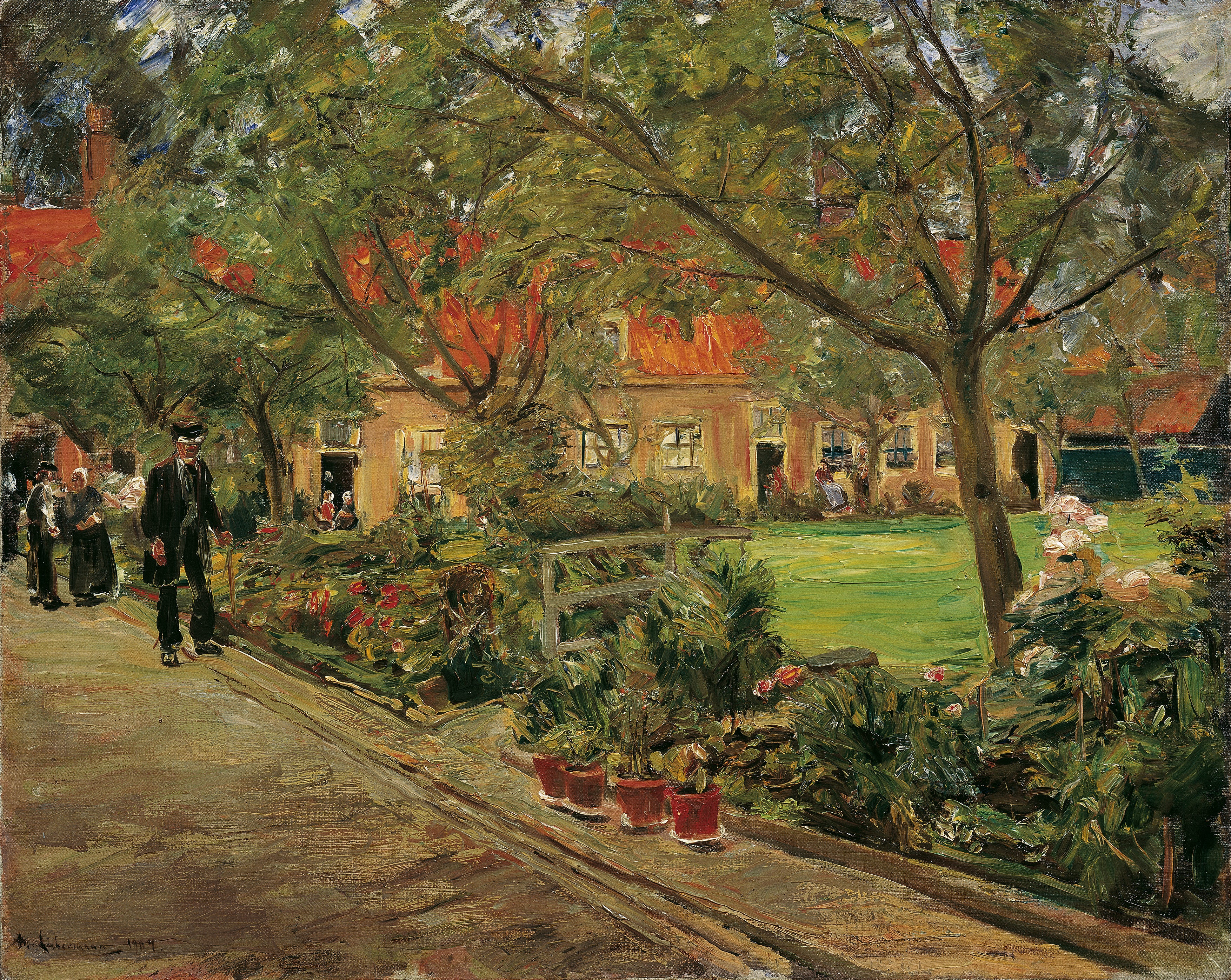 Garden of the Edam Hospital - Max Liebermann