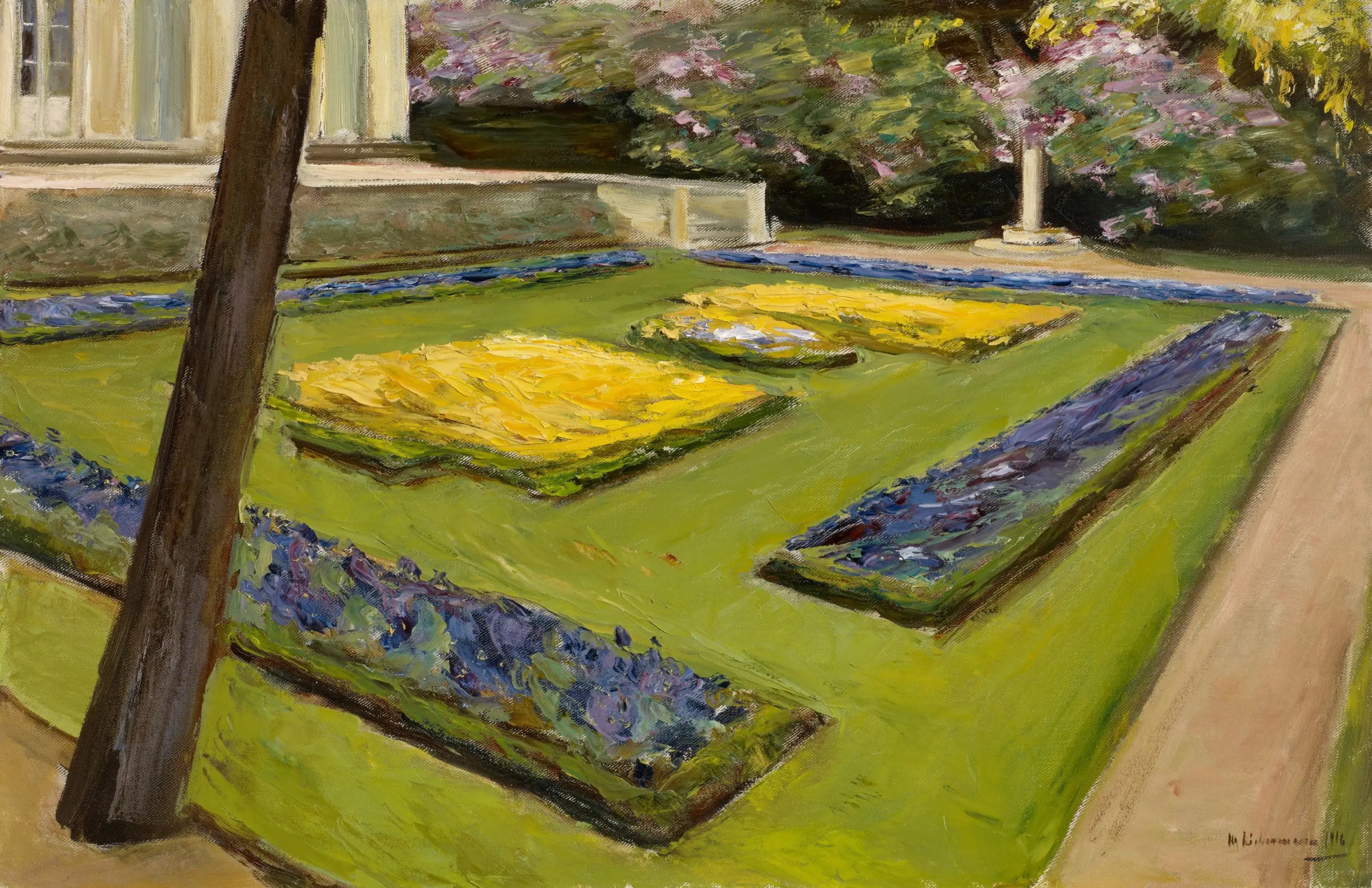 Terrasse dans le jardin près du Wannsee vers le nord-ouest - Max Liebermann - Alpha Reproduction