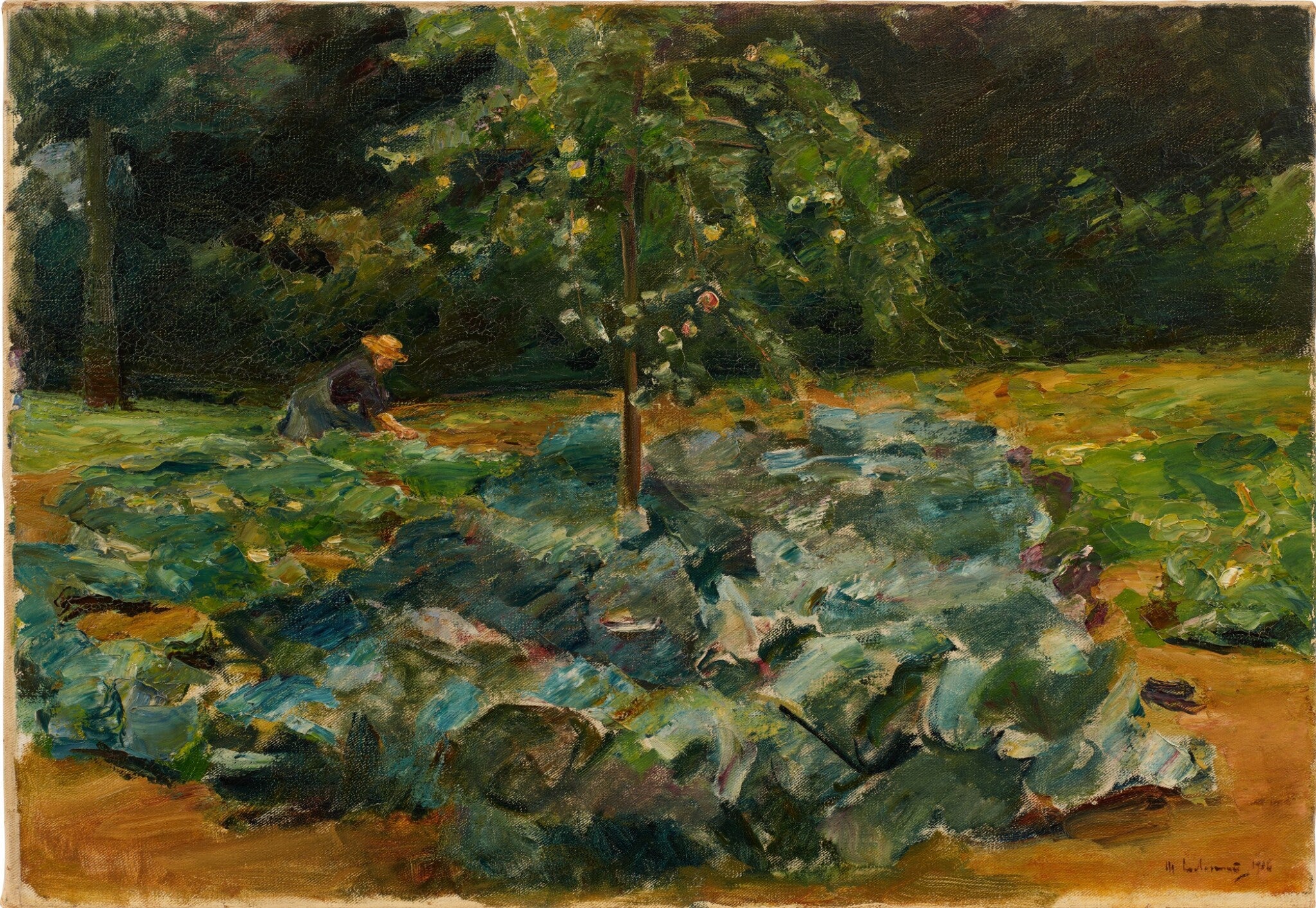 Cabbage Field in the Garden of Wannsee - Max Liebermann