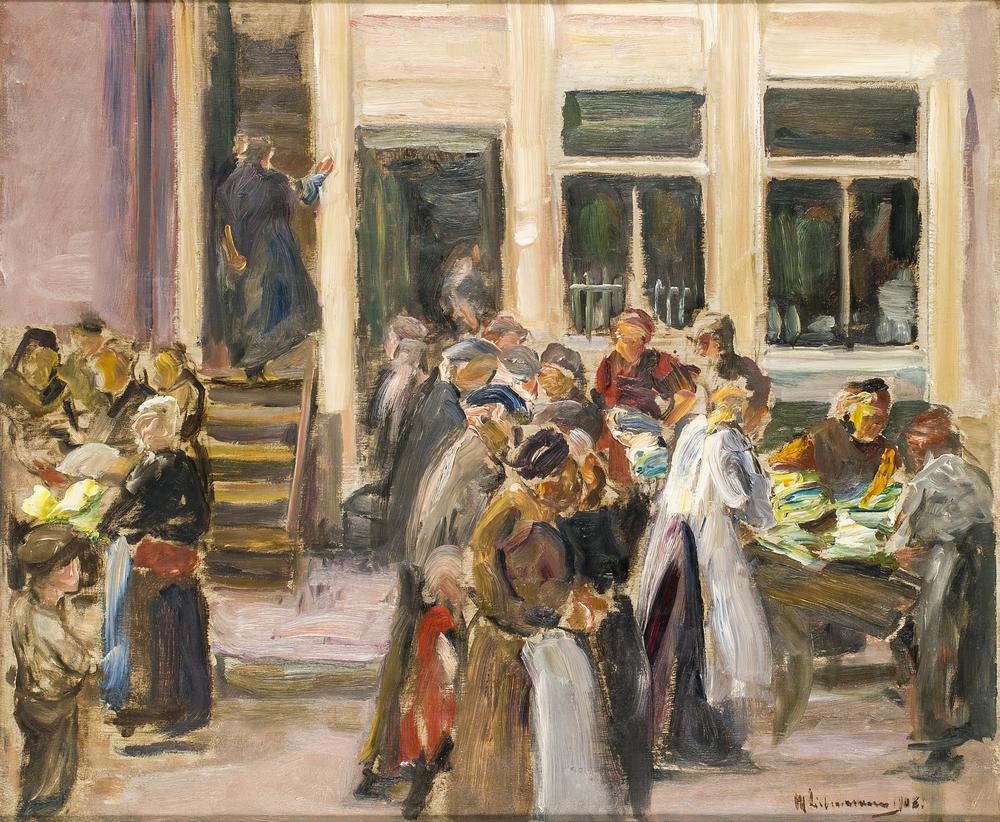 Judengasse in Amsterdam - Max Liebermann