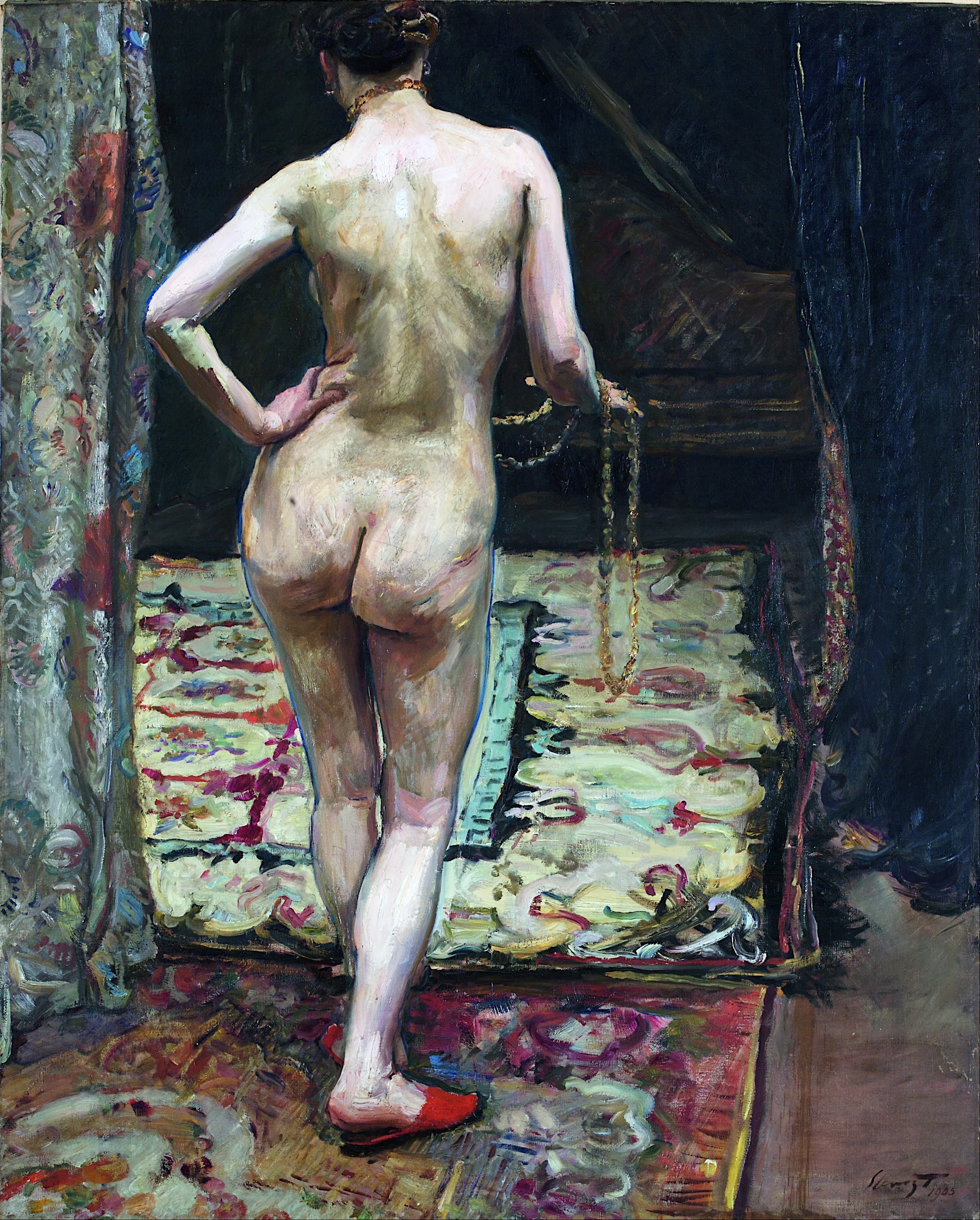 Female Nude from the Back - Max Slevogt