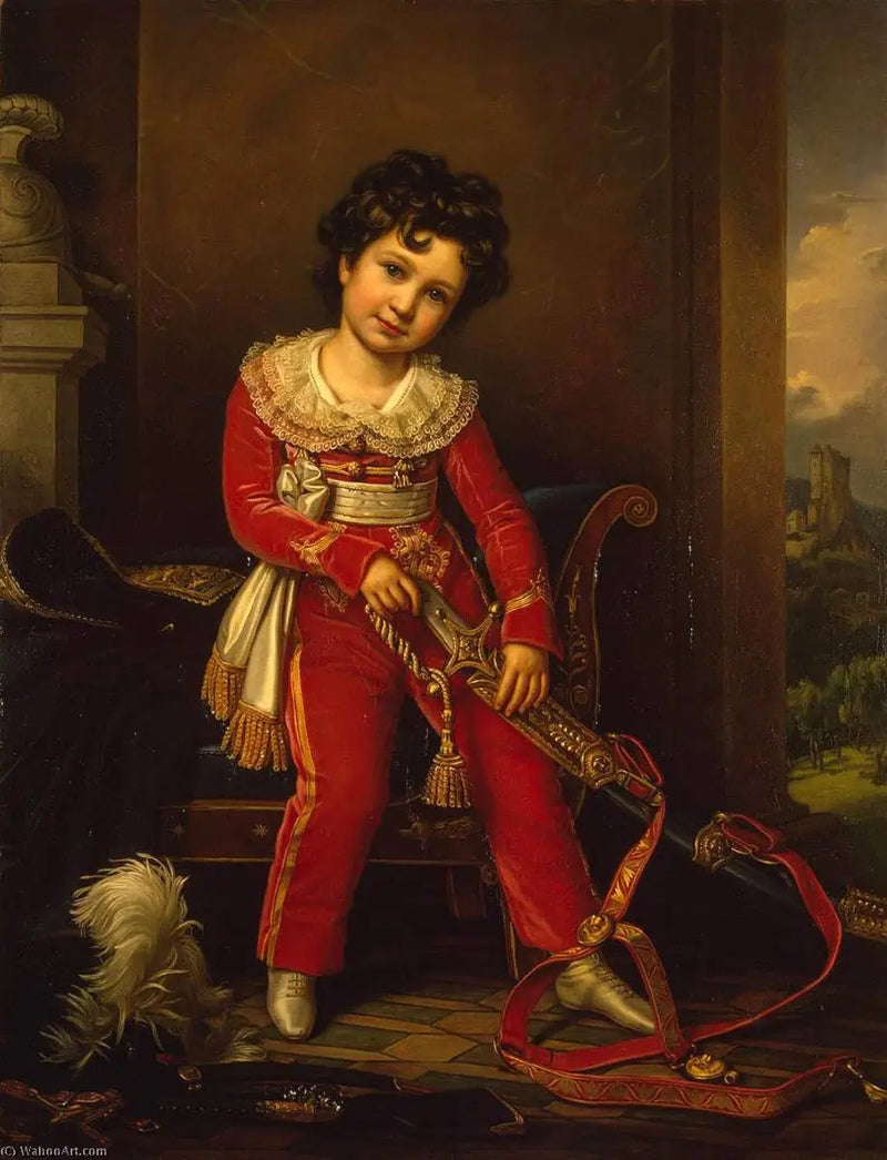 Portrait of Maximilien, Duke of Leuchtenberg - Joseph Karl Stieler