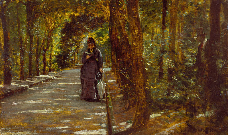 Rendez-vous dans la forêt de Portici - Giuseppe De Nittis - Alpha Reproduction