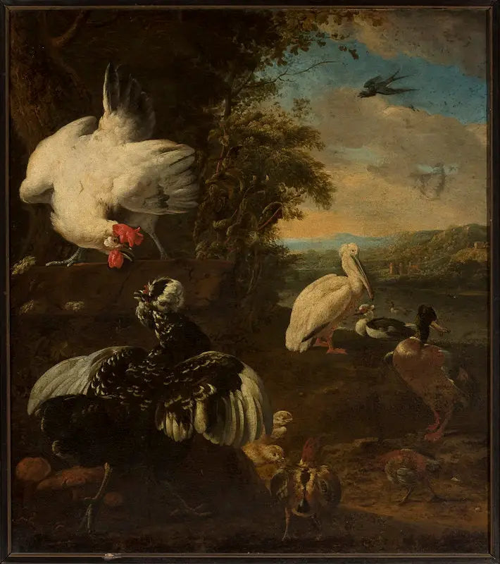 Domestic Poultry - Melchior de Hondecoeter