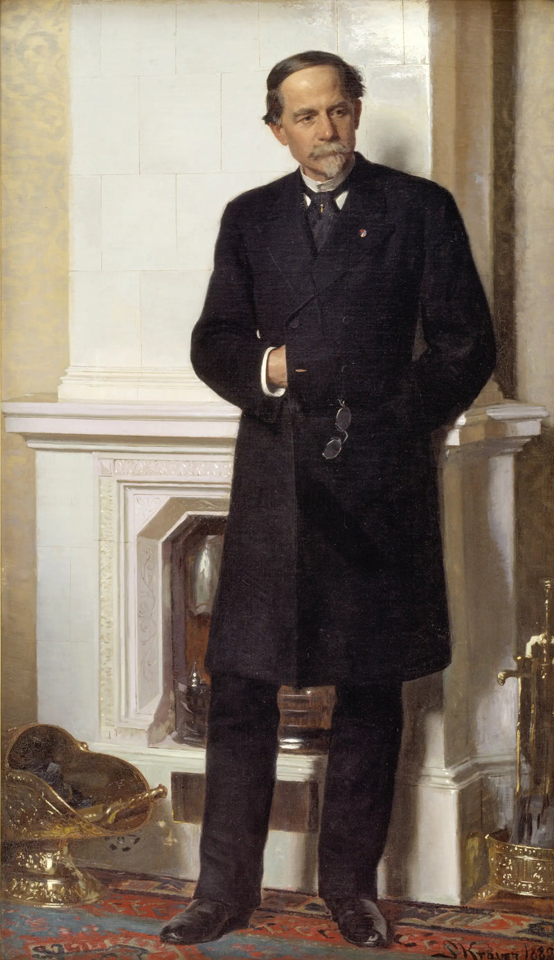 Portrait of the architect Ferdinand Meldahl - Peder Severin Krøyer