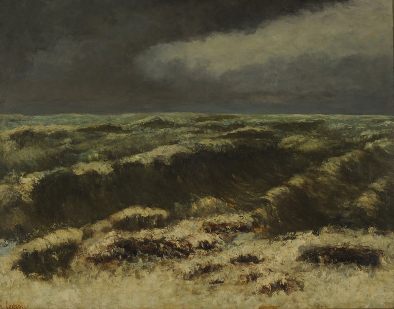 Stormy Sea - Gustave Courbet