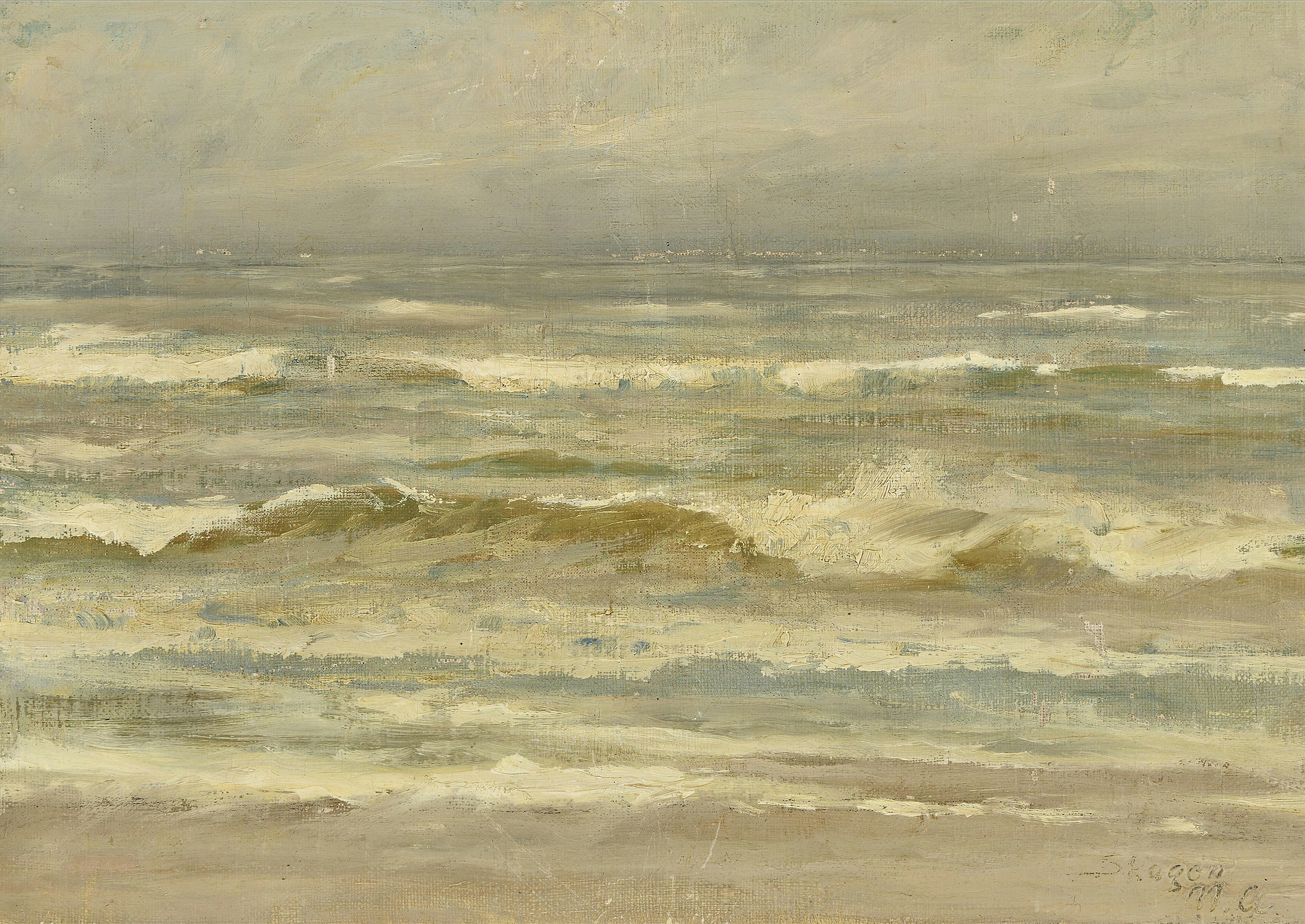 Briseurs à Skagen. - Michael Peter Ancher - Alpha Reproduction