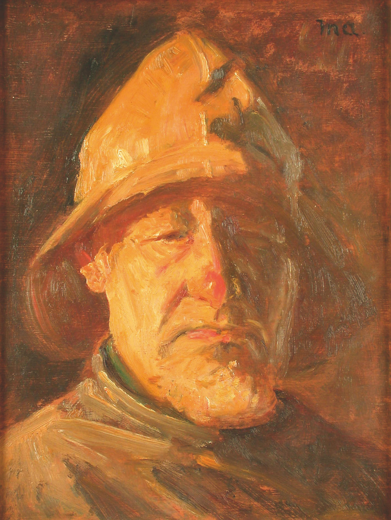 A fisherman weathered by the elements. - Michael Peter Ancher