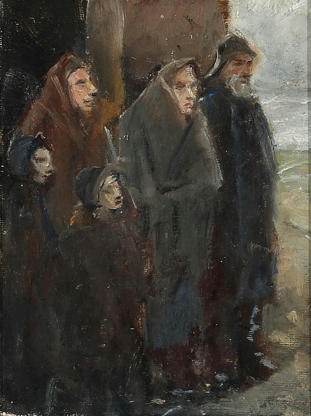 Moments périlleux. Étudiez. - Michael Peter Ancher - Alpha Reproduction