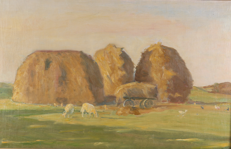 Haystacks. - Michael Peter Ancher