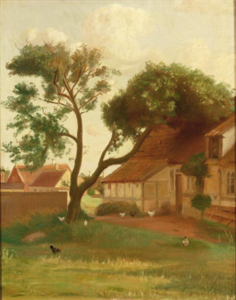 Houses in Skagen. - Michael Peter Ancher