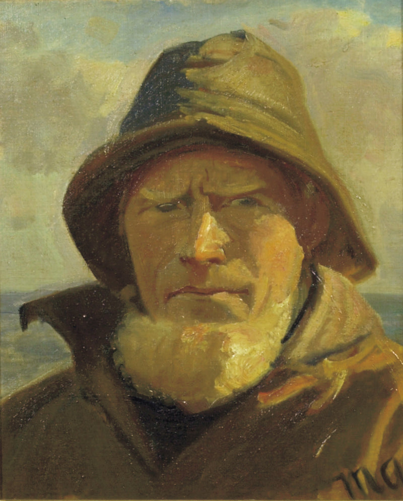 Skagen fisherman Lars Kruse. -Michael Peter Ancher