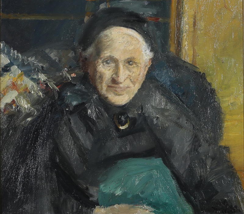 Portrait of an elderly woman. - Michael Peter Ancher
