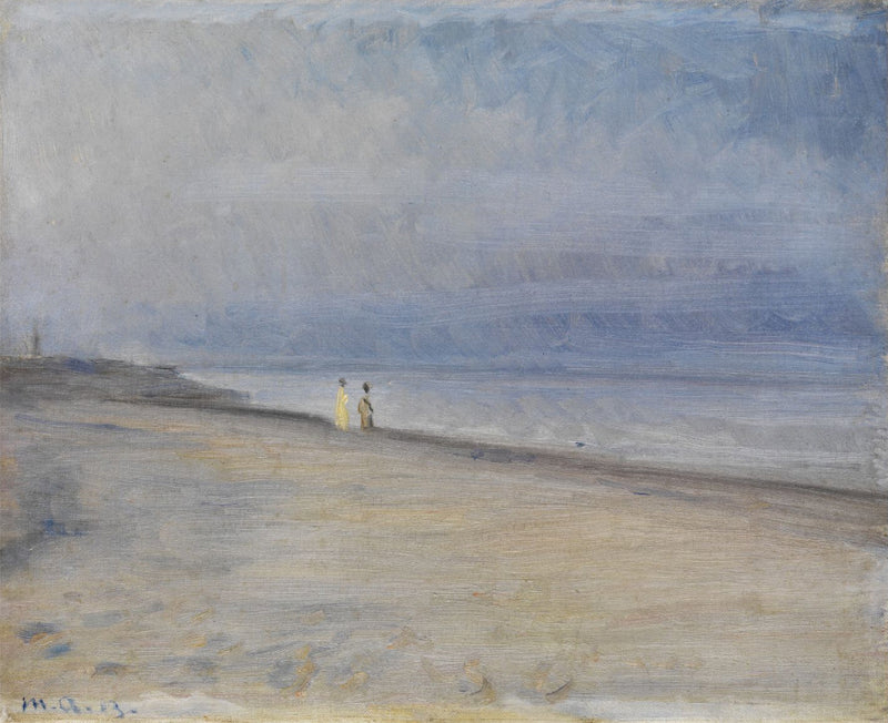View of a beach - Michael Peter Ancher