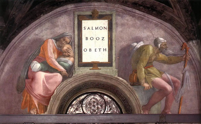 Salmon, Booz and Jobed - Michelangelo