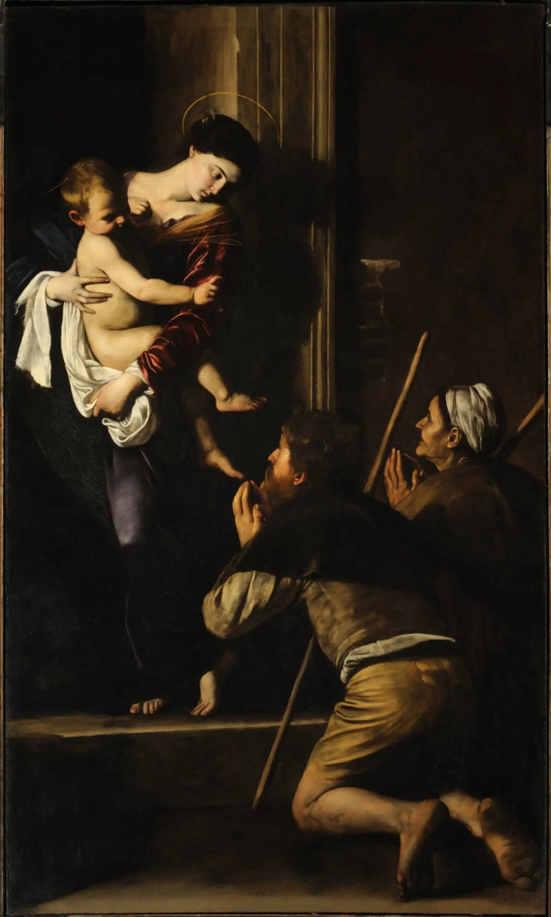 The Pilgrims' Madonna - Caravaggio