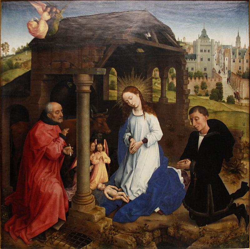 Triptych Bladelin Nativity (central panel) - Rogier van der Weyden