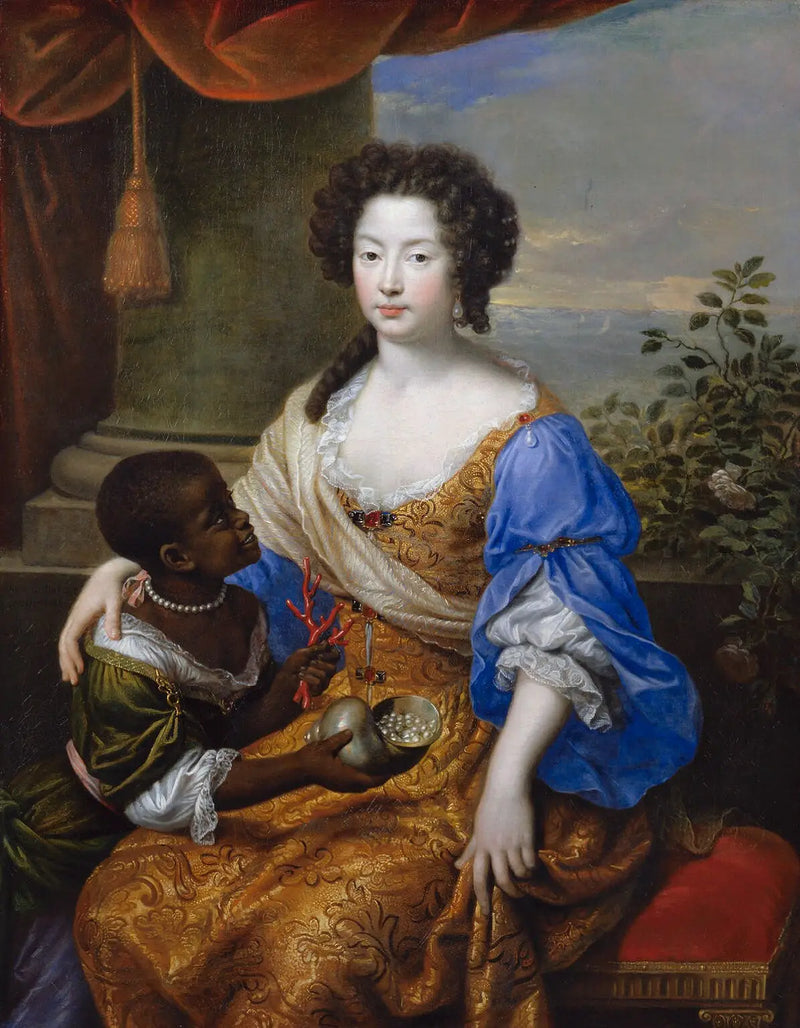 Louise de Kéroualle, Duchess of Portsmouth with an unknown attendant - Pierre Mignard