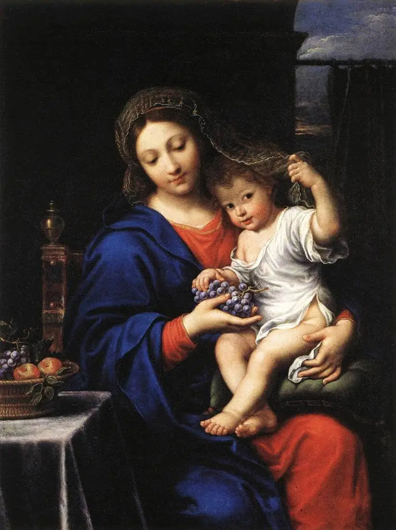 The Virgin with the Grapevine - Pierre Mignard
