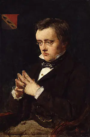 Wilkie Collins - John Everett Millais - Alpha Reproduction